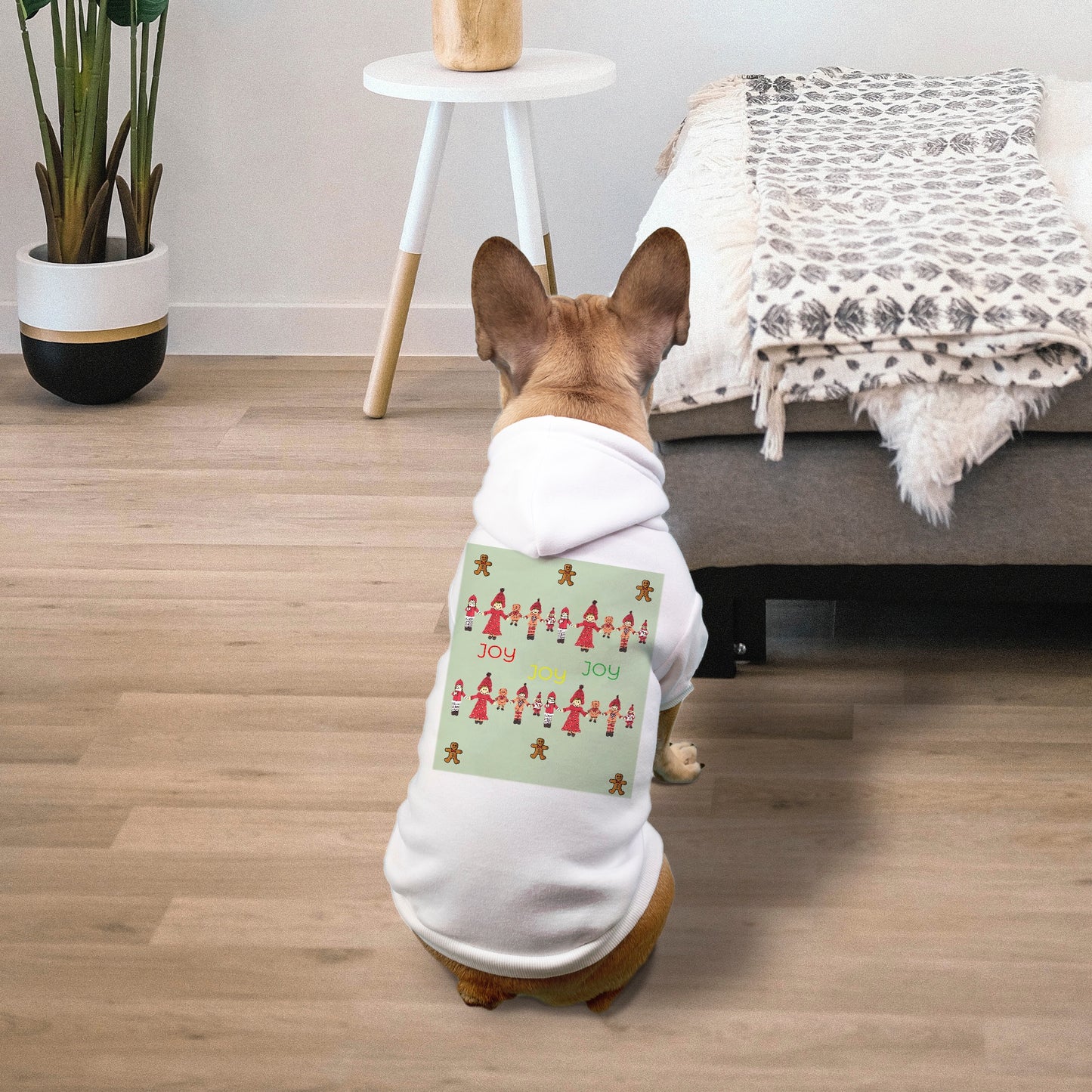 Joy Joy Holiday Pet Hoodie - Small Breed