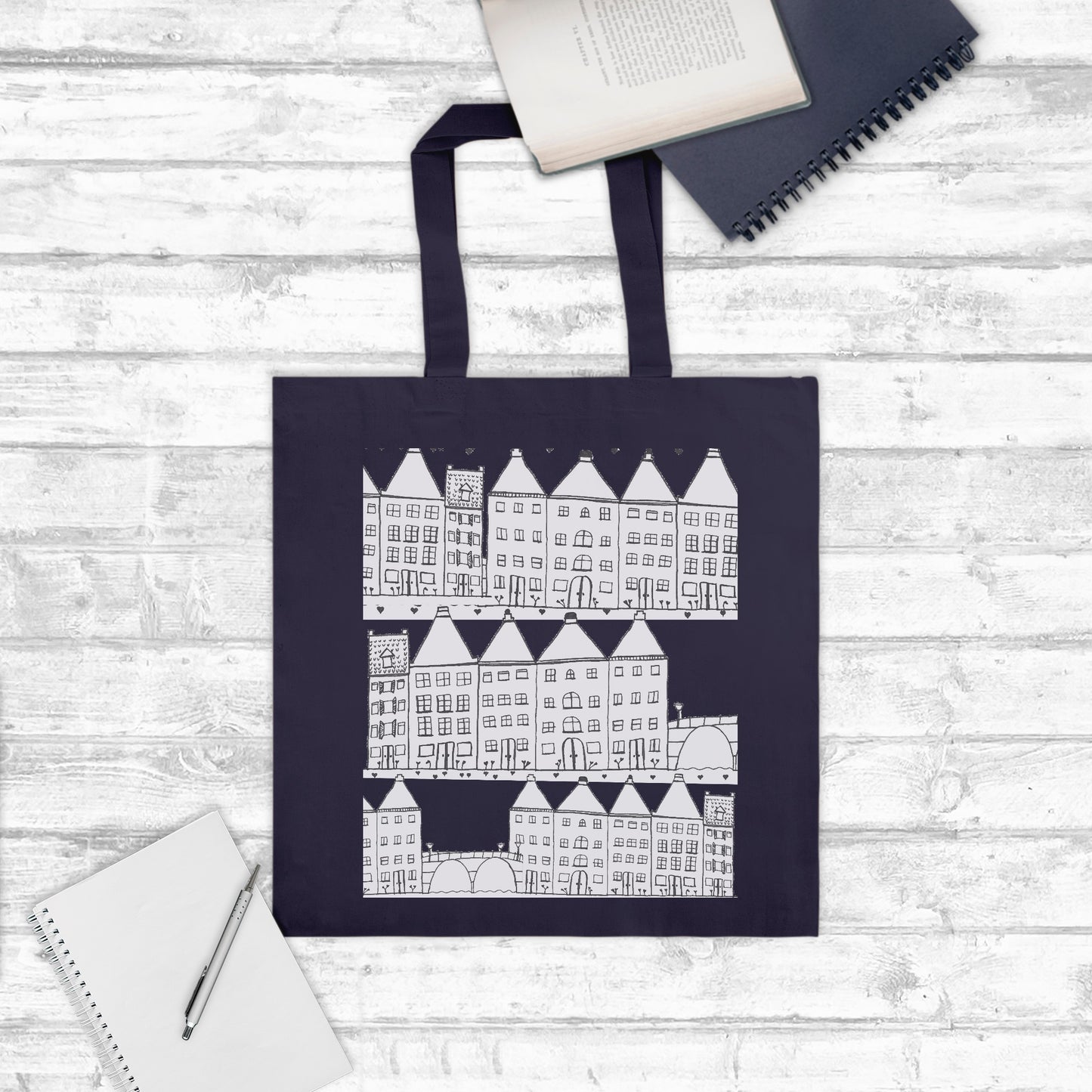 Charming City Tote Bag Lightweight (10 available colors)