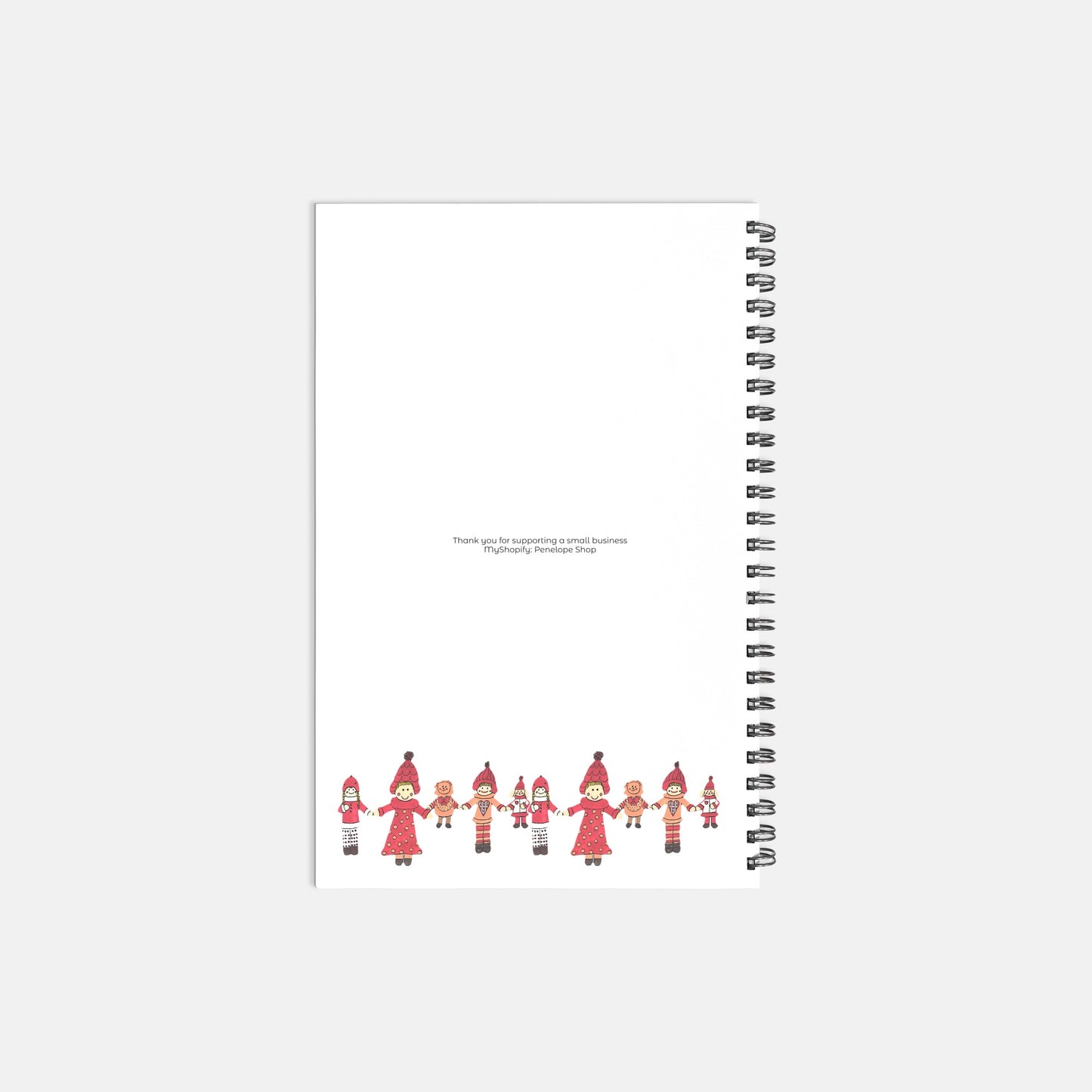 Holiday Planner Hardcover Spiral 5.5 x 8.5