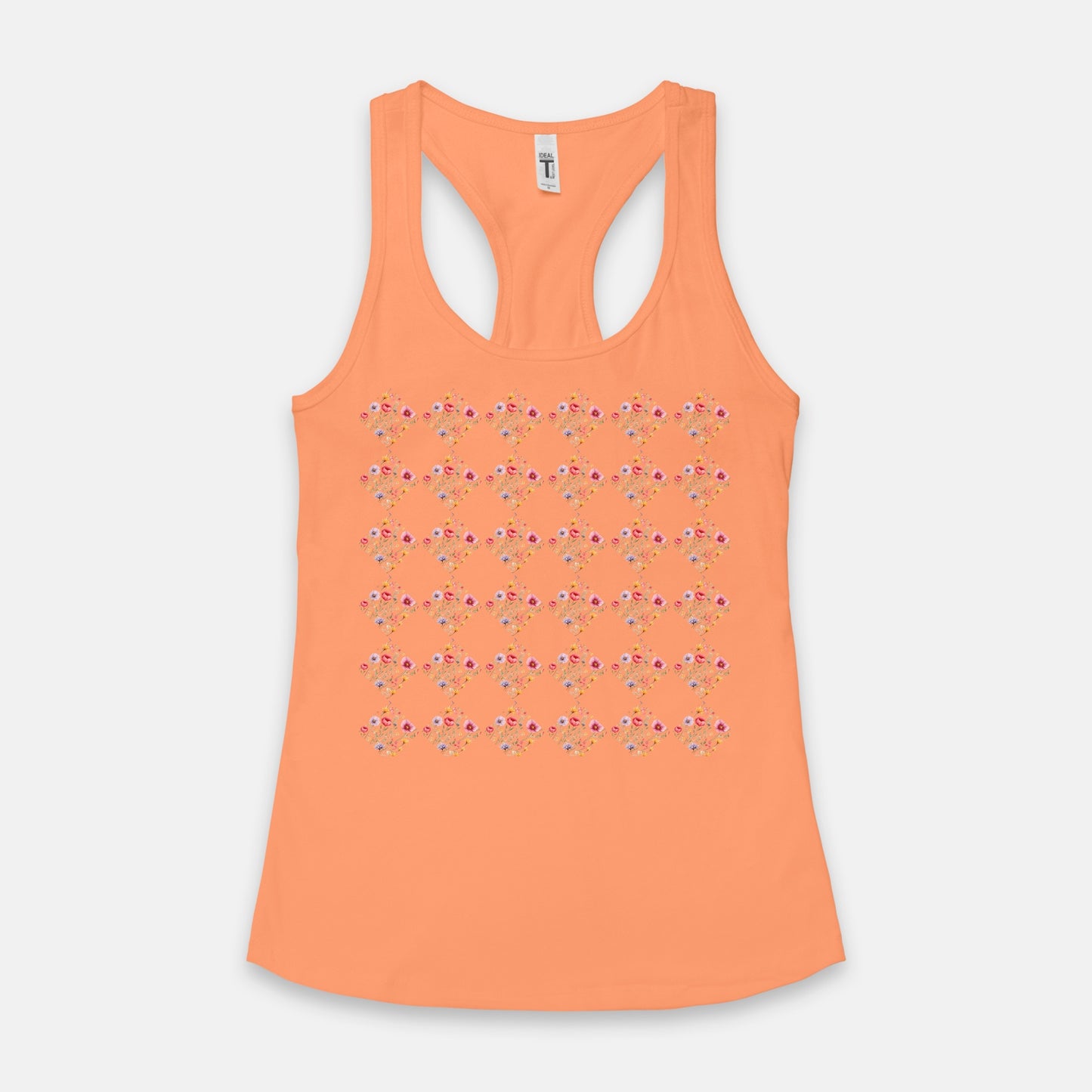 Wild Floral Racerback Tank (available 5+ colors)