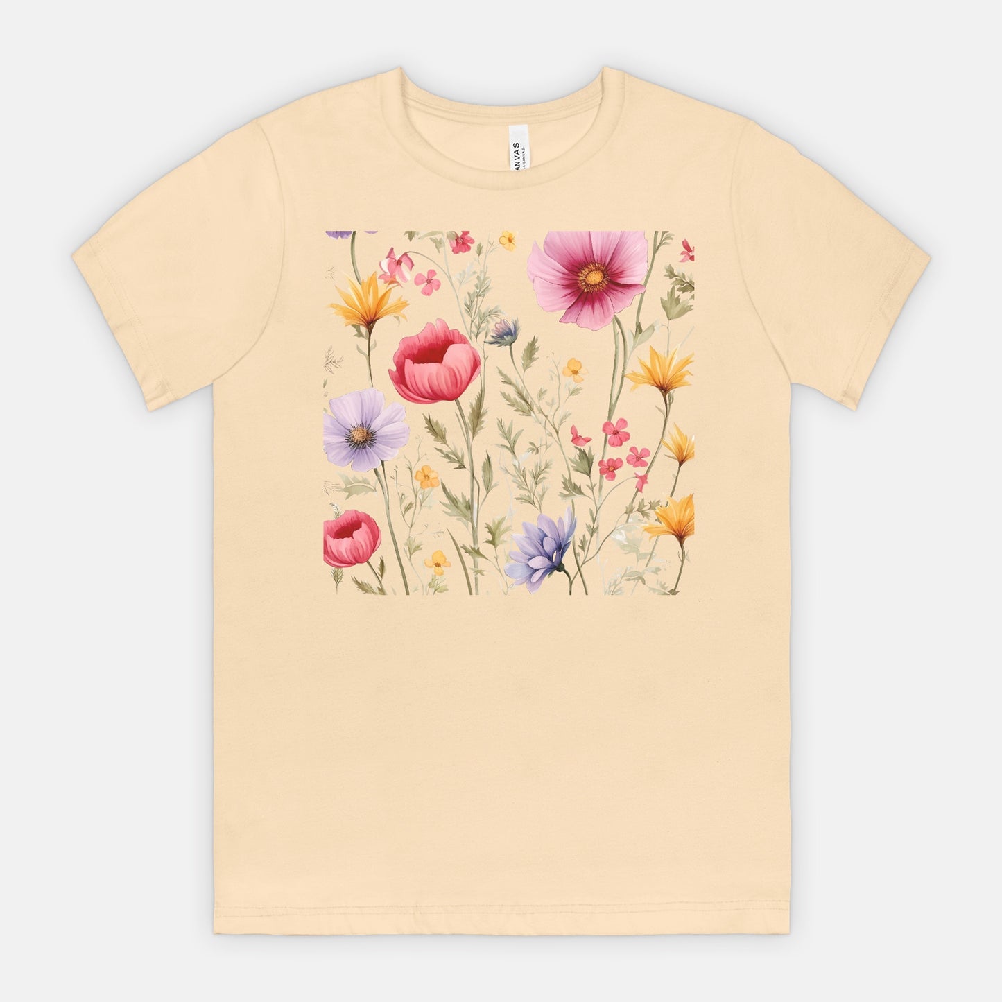 Wild Floral Unisex Tee (available 8+ colors)