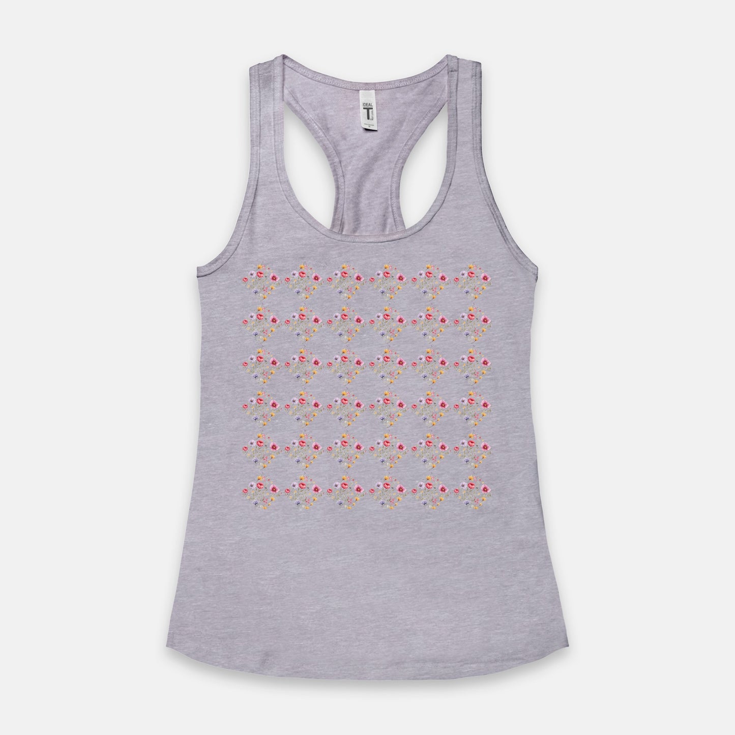 Wild Floral Racerback Tank (available 5+ colors)