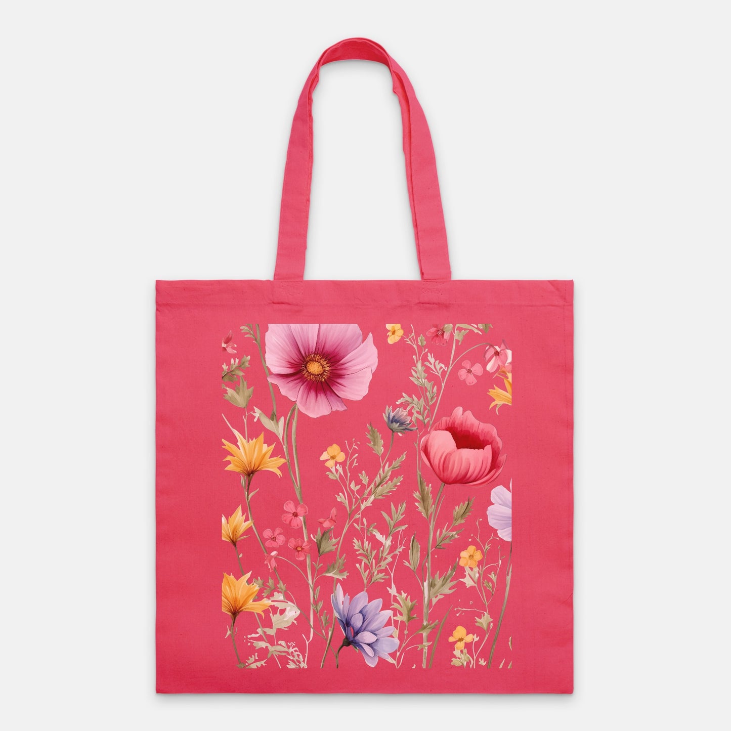 Wild Floral Tote Bag Lightweight ( available 9+ colors)