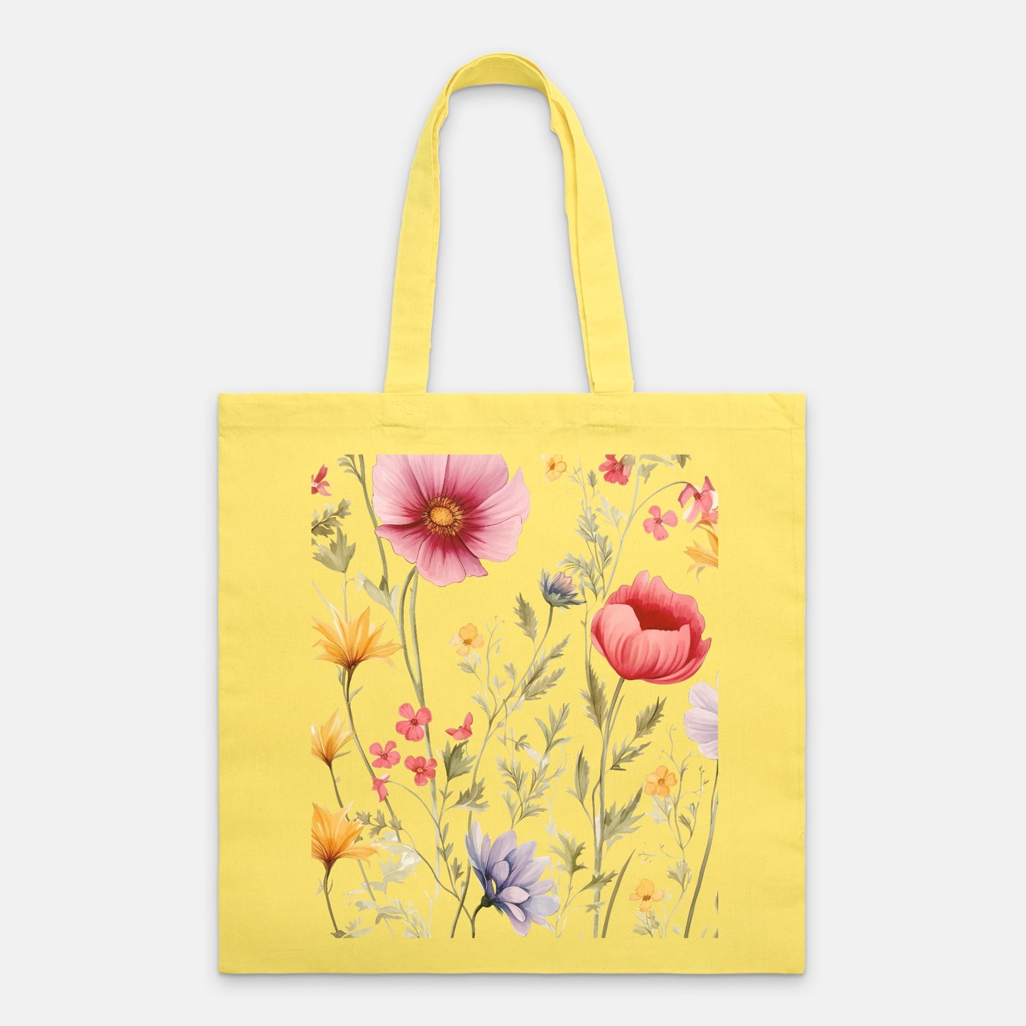 Wild Floral Tote Bag Lightweight ( available 9+ colors)