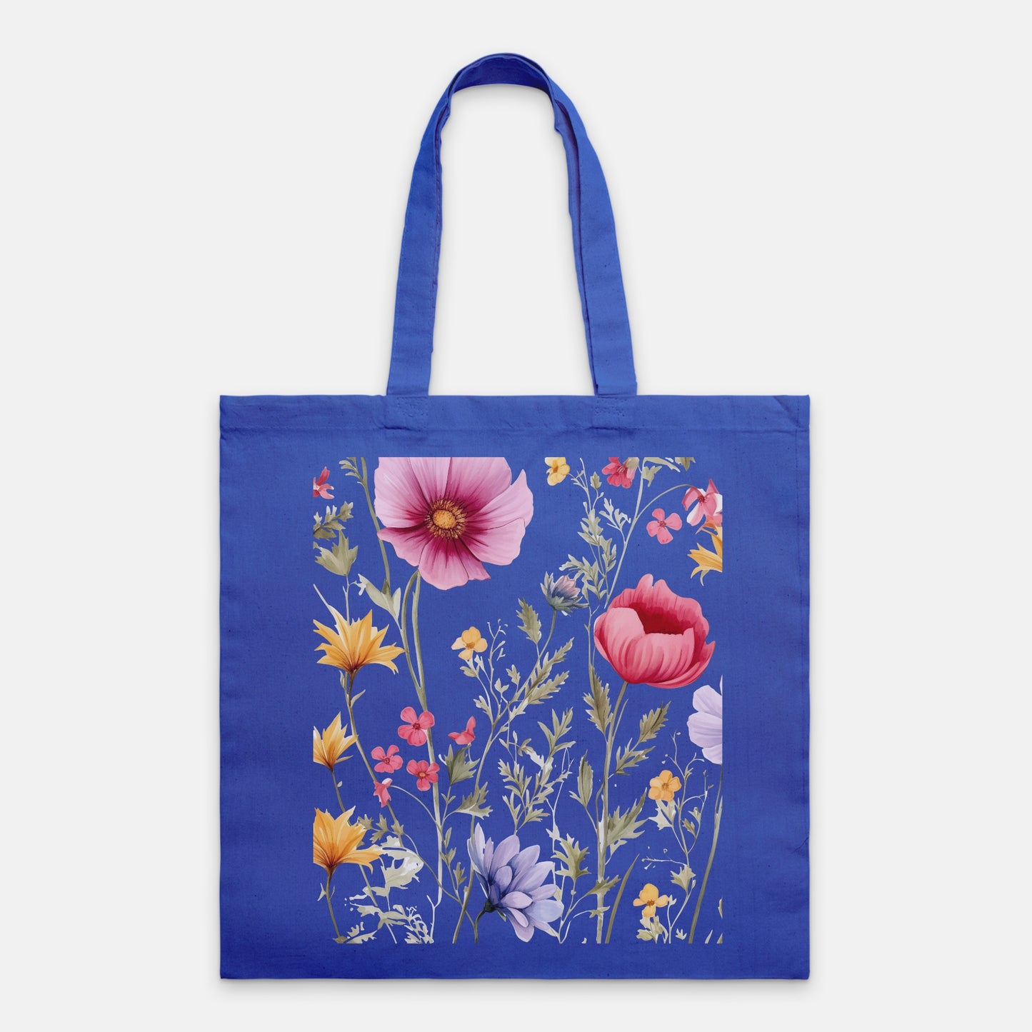 Wild Floral Tote Bag Lightweight ( available 9+ colors)