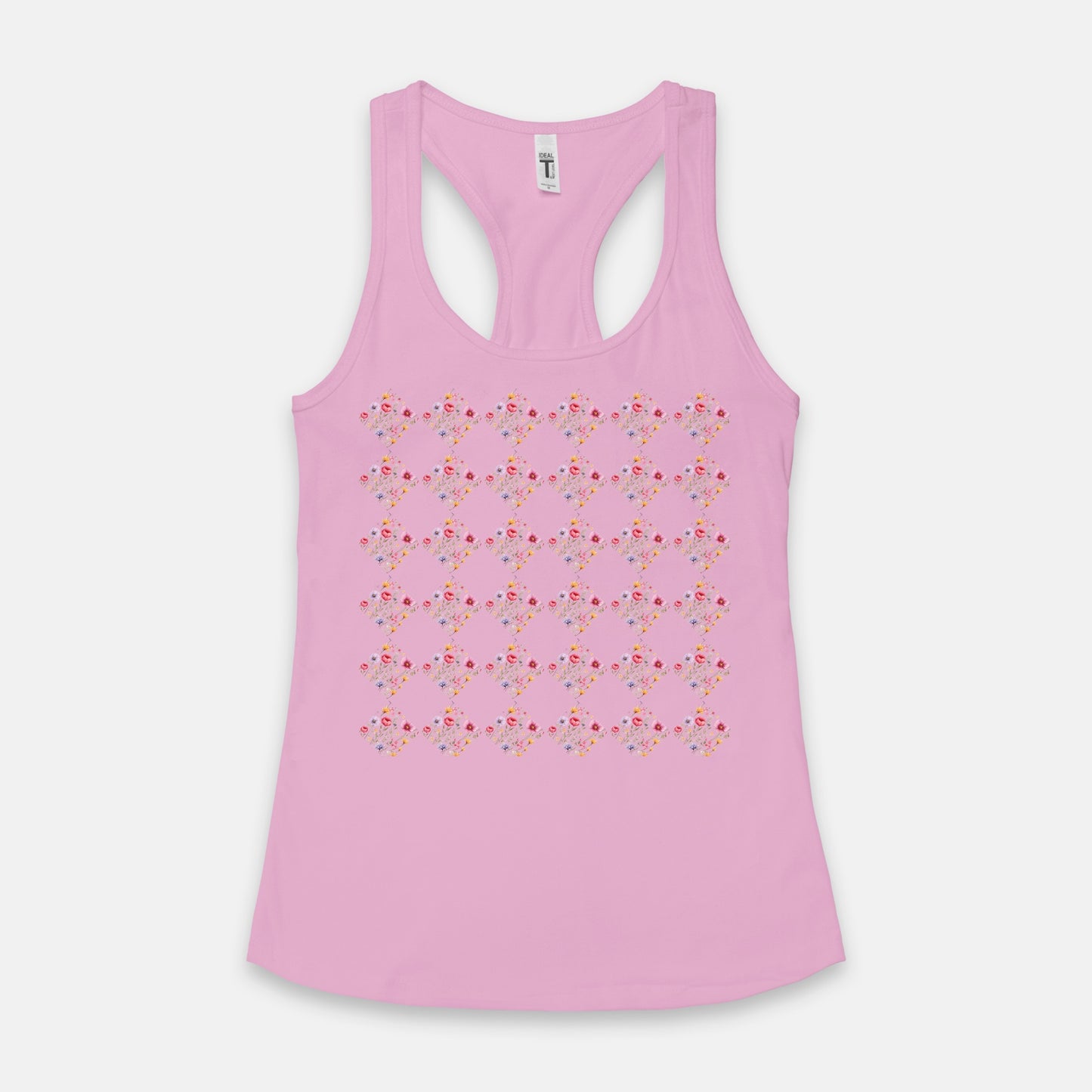Wild Floral Racerback Tank (available 5+ colors)