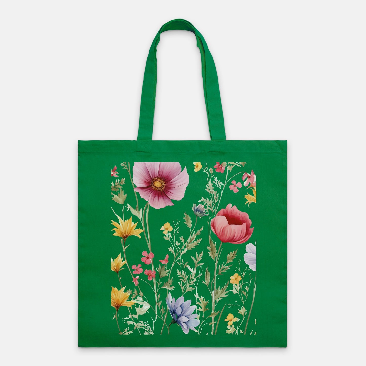 Wild Floral Tote Bag Lightweight ( available 9+ colors)