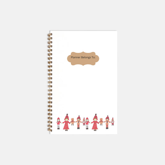 Holiday Planner Hardcover Spiral 5.5 x 8.5