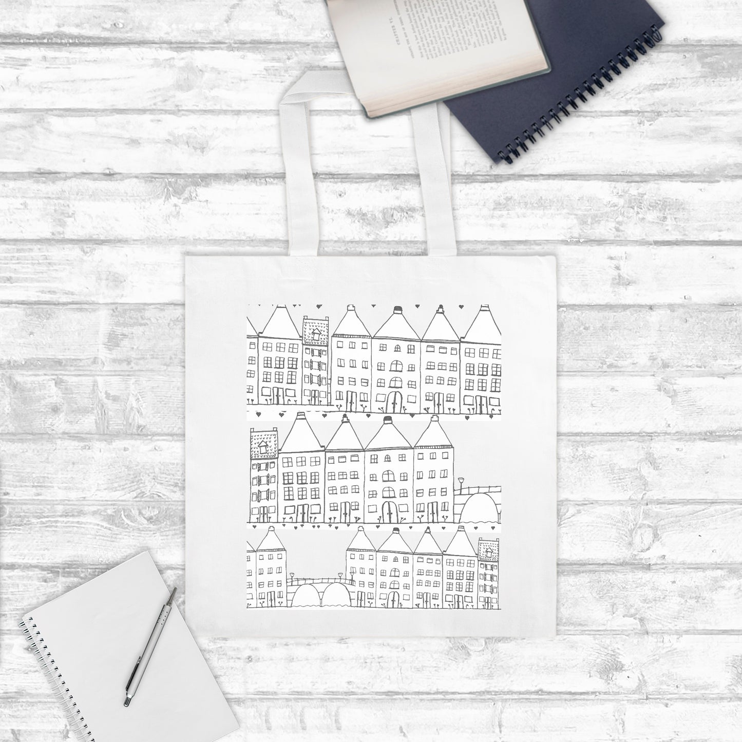 Charming City Tote Bag Lightweight (10 available colors)