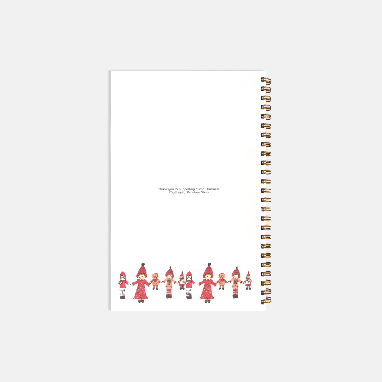 Holiday Planner Hardcover Spiral 5.5 x 8.5