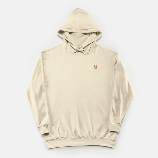 Bear Hug lightweight hoodie (with front/back design) (3+ avail. colors)
