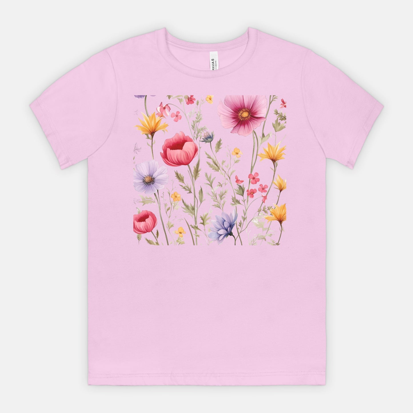Wild Floral Unisex Tee (available 8+ colors)