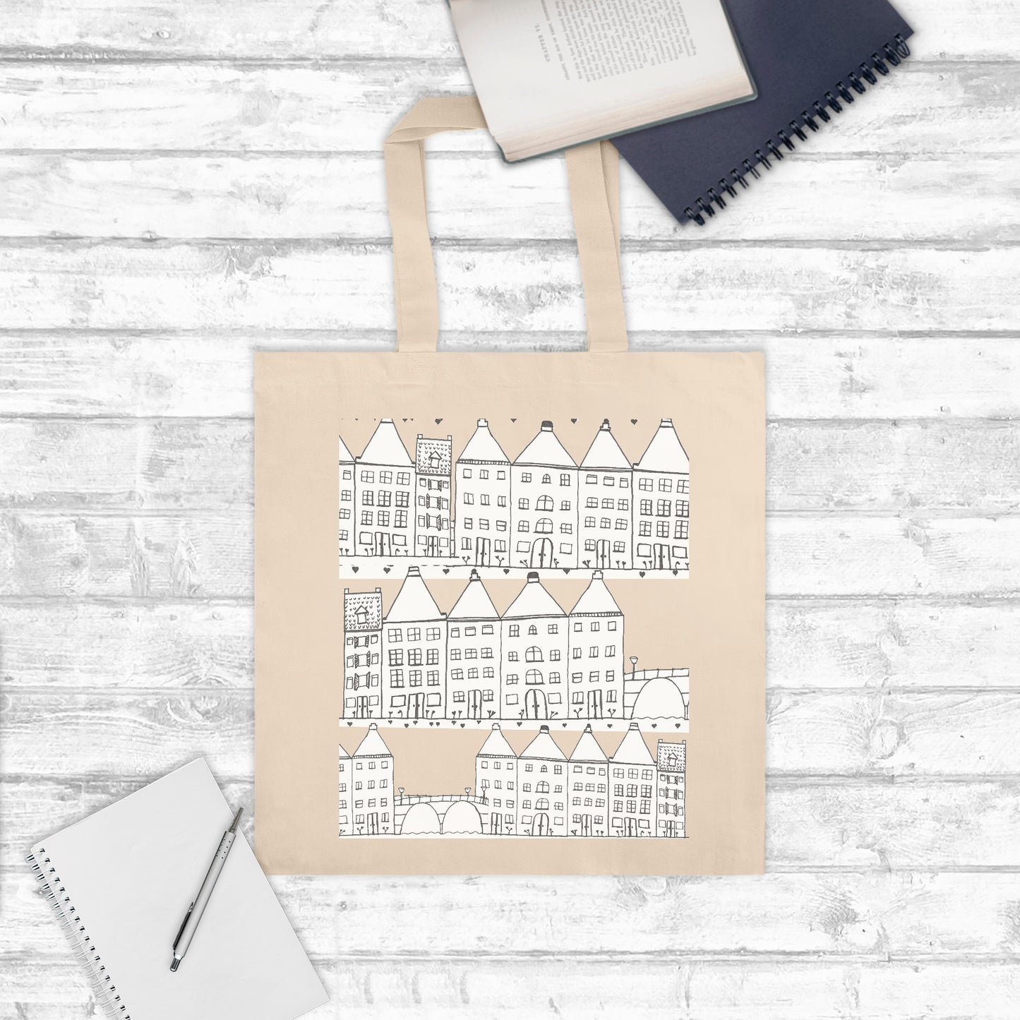 Charming City Tote Bag Lightweight (10 available colors)