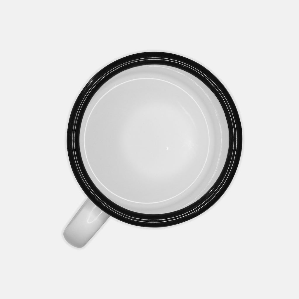 Holiday Camp Mug 10 oz. (Black Rim)