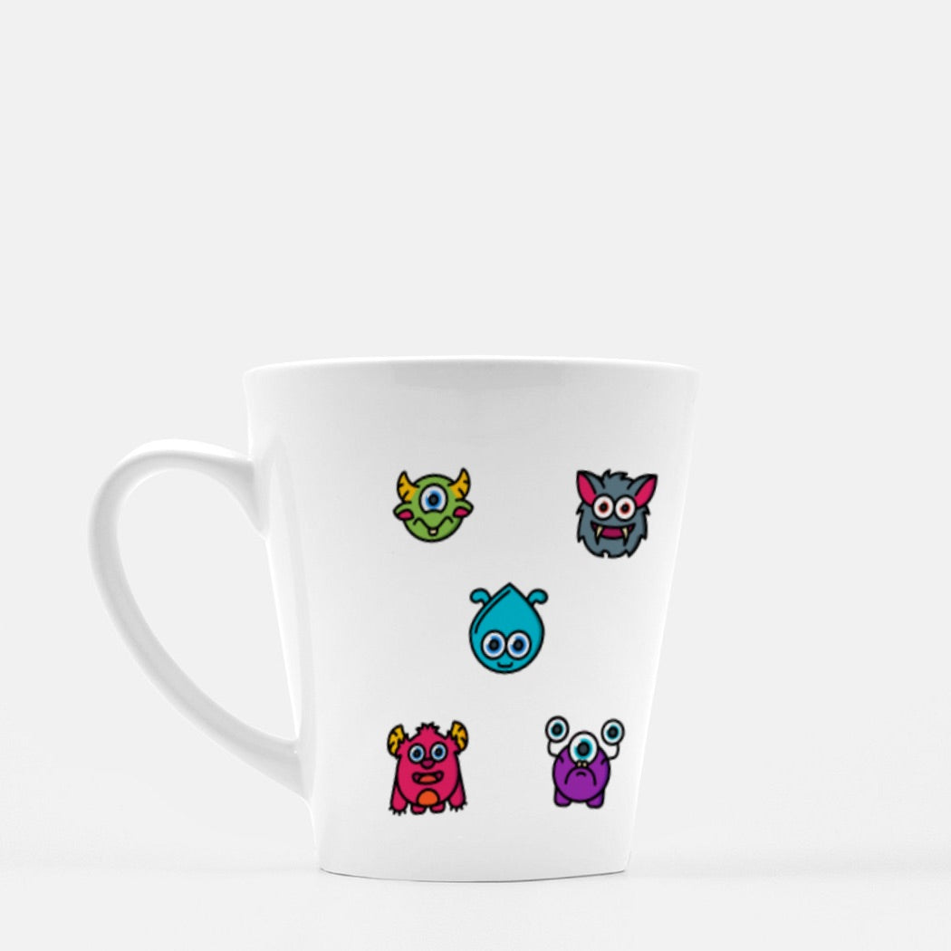 Monster Before Coffee Mug Latte 12 oz.