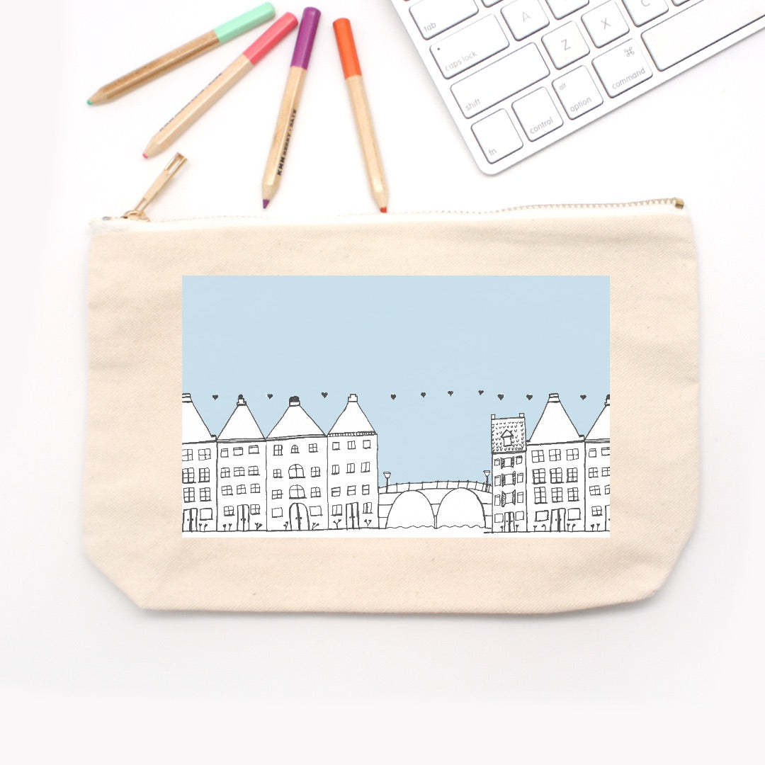 Charming City Pencil Bag (Canvas)