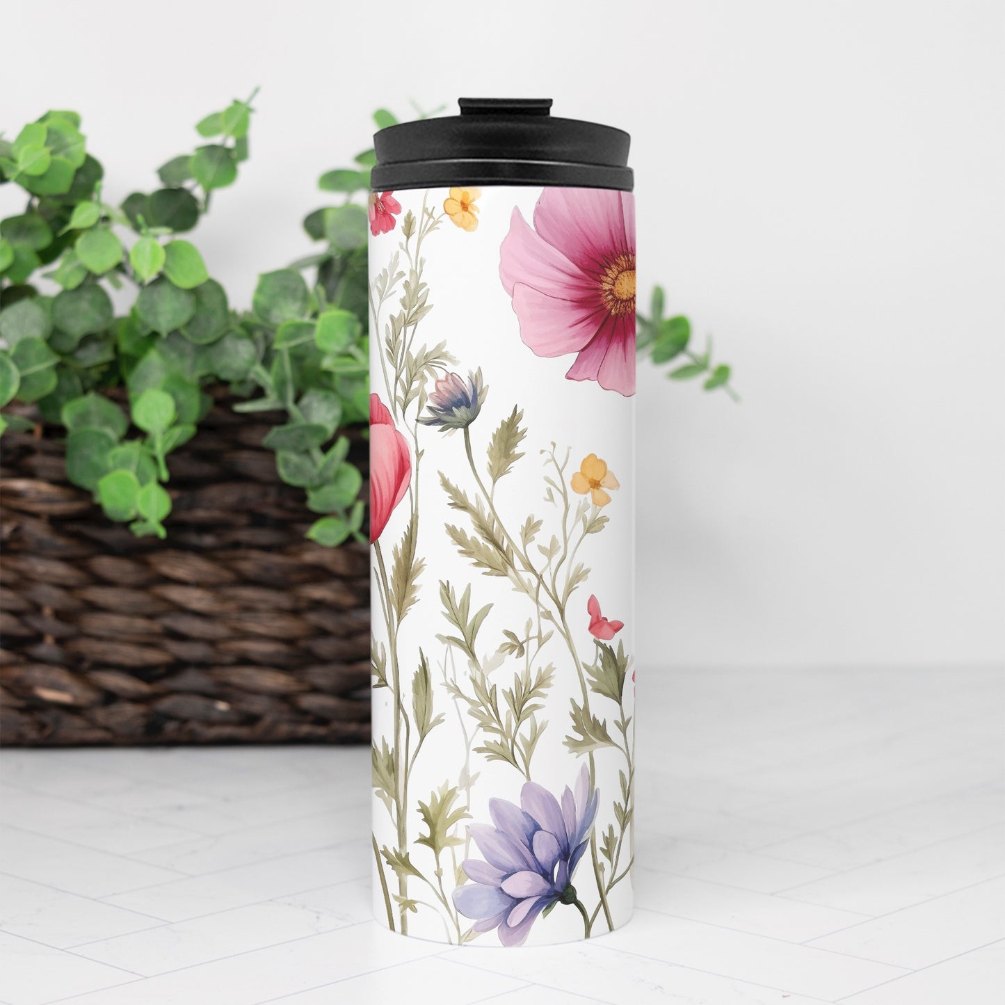 Wild Floral Thermal Tumbler 16 oz.