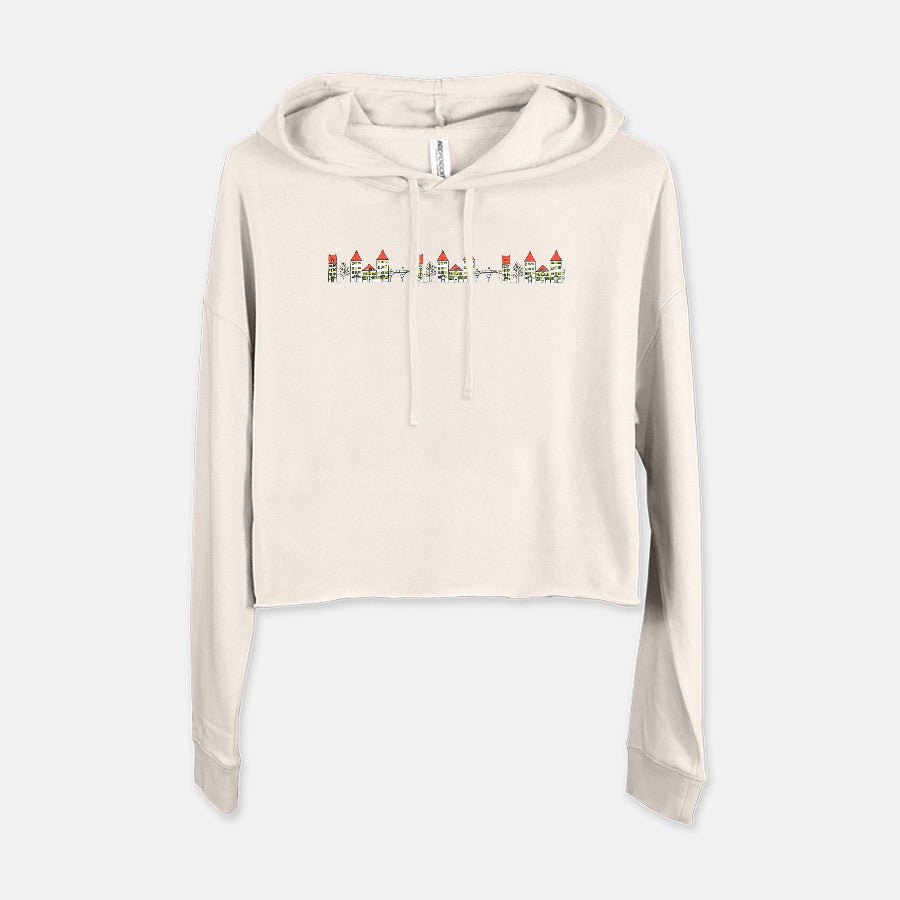 Holiday City Cropped Women's Sweatshirt
