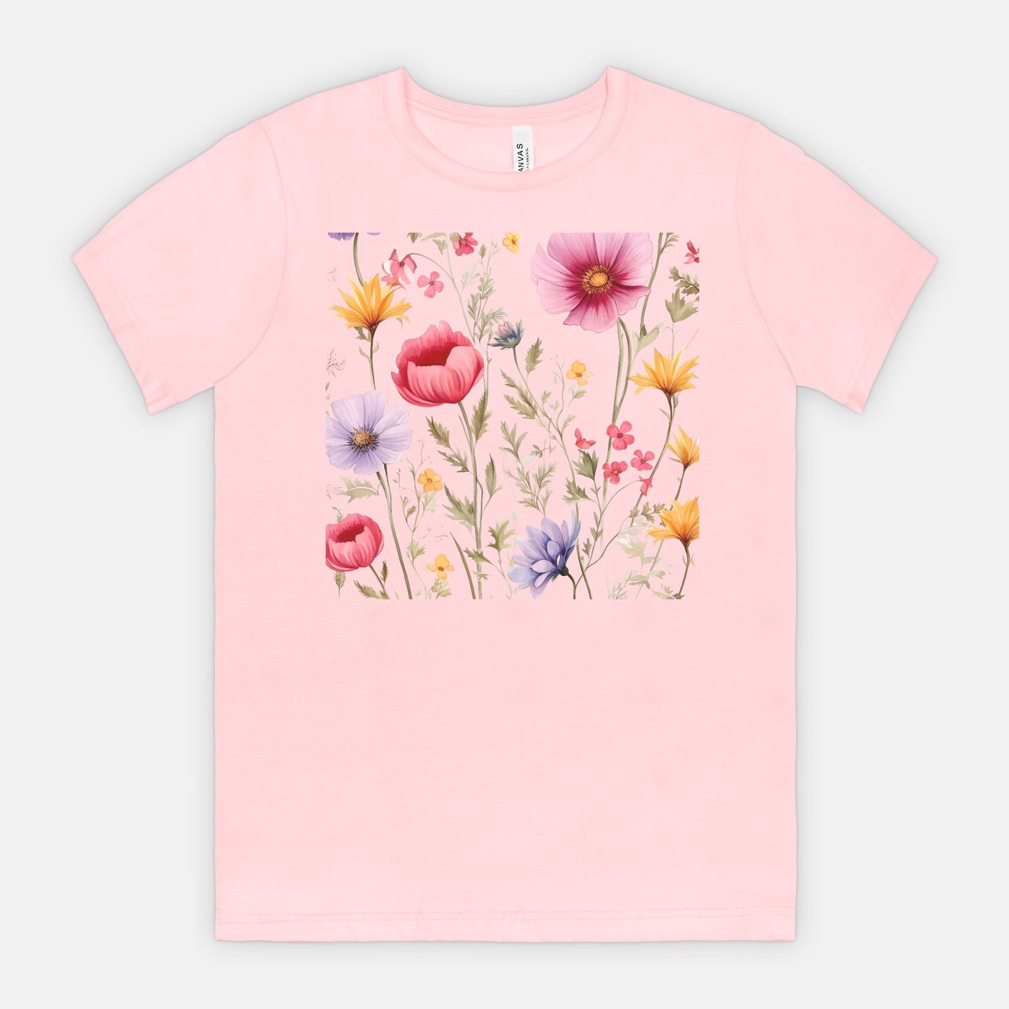 Wild Floral Unisex Tee (available 8+ colors)