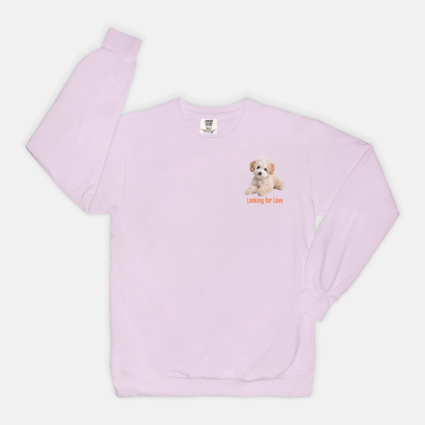 Adoption Dog Comfort Color Crewneck Sweatshirt (5+available colors)