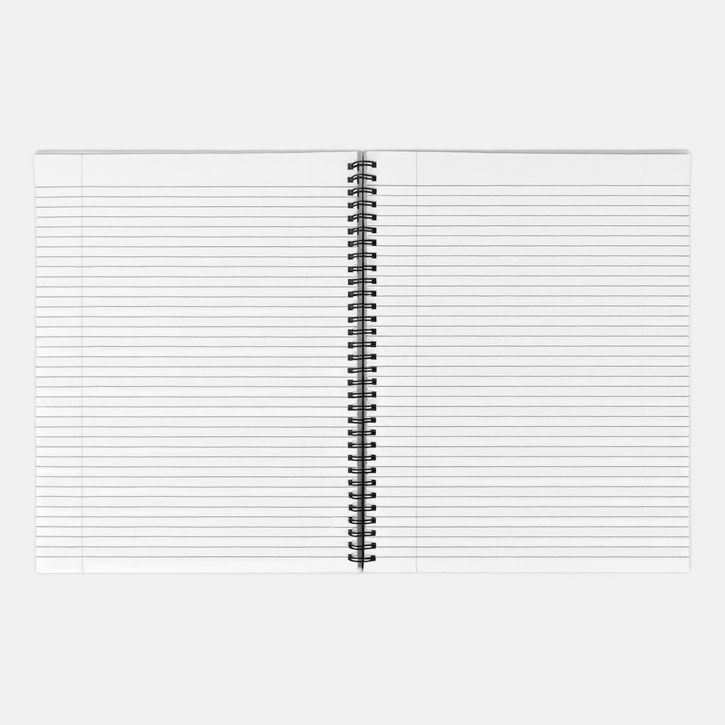 Charming City Notebook Softcover Spiral 8.5 x 11