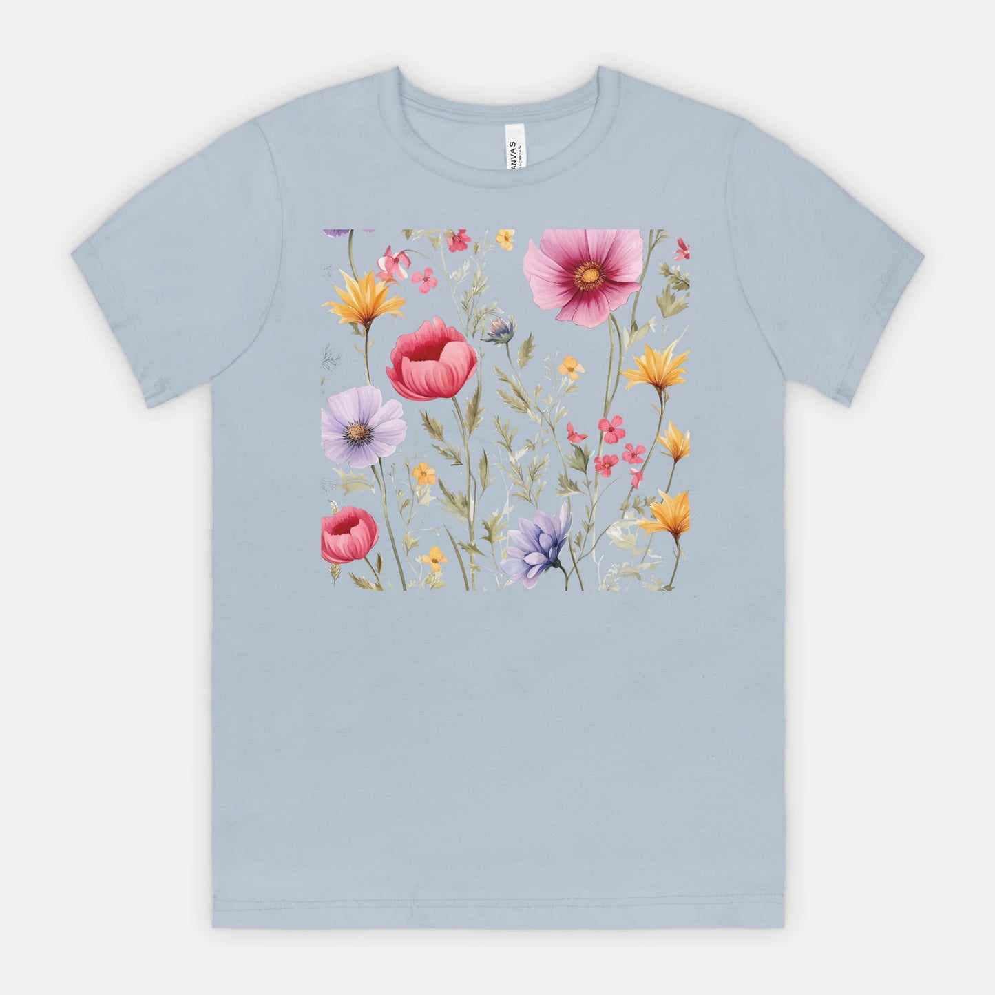 Wild Floral Unisex Tee (available 8+ colors)