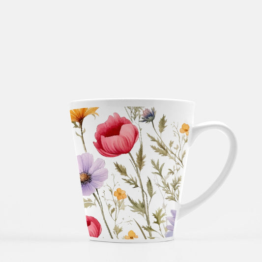 Wild Floral Mug Latte 12 oz.