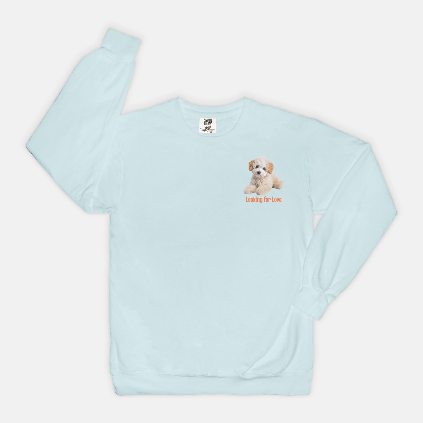 Adoption Dog Comfort Color Crewneck Sweatshirt (5+available colors)
