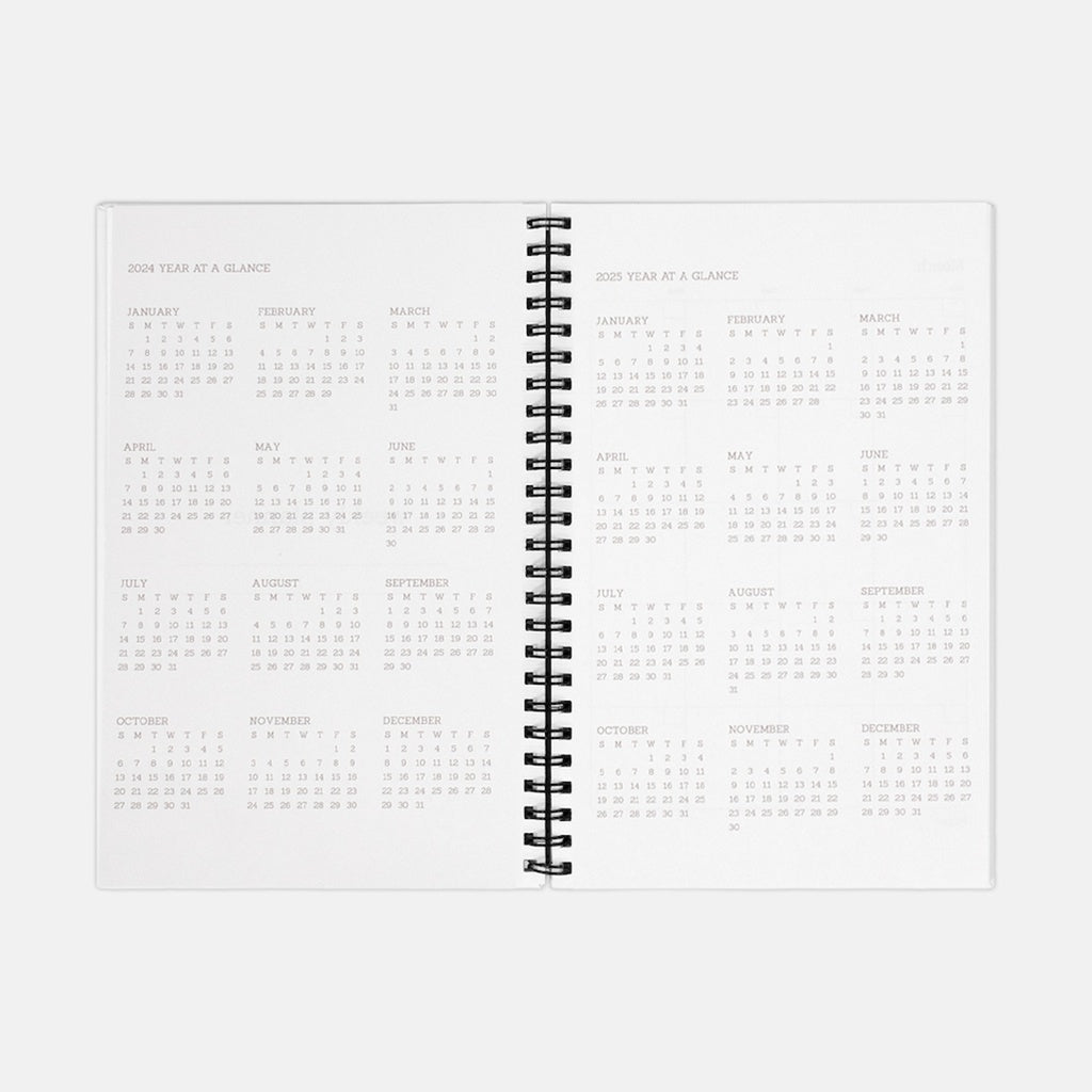 Charming City Planner Hardcover Spiral 5.5 x 8.5