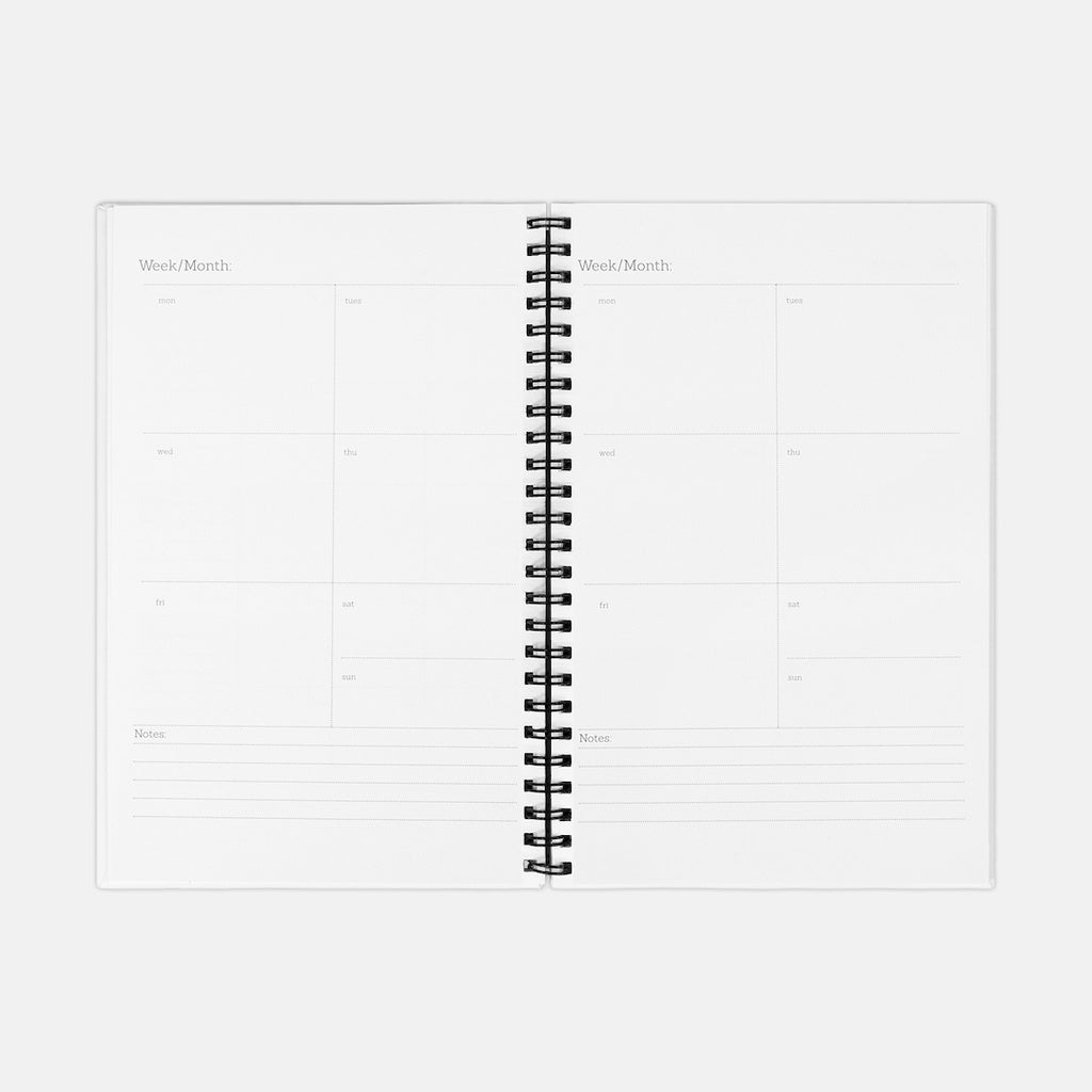 Charming City Planner Hardcover Spiral 5.5 x 8.5