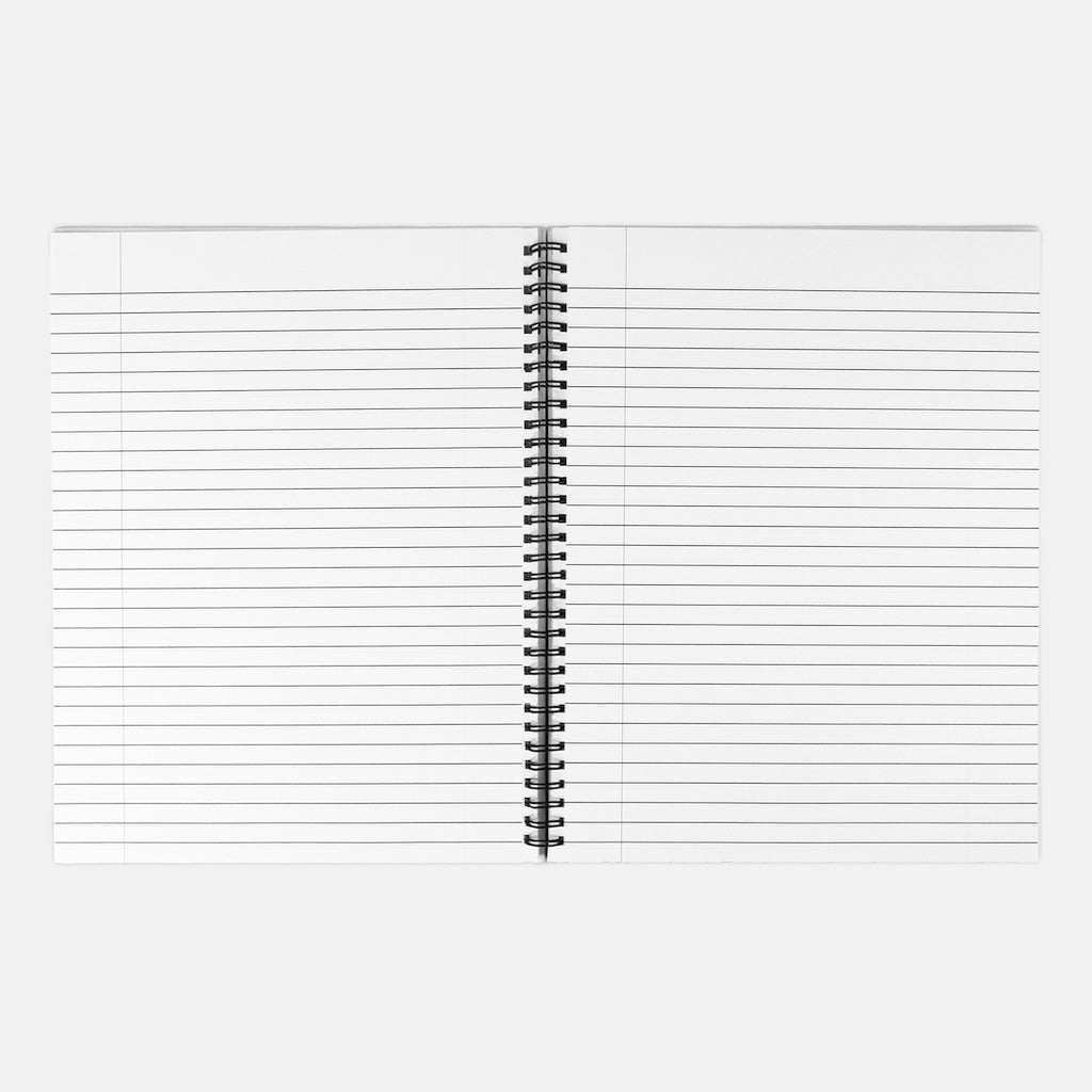 Charming City Notebook Softcover Spiral 8.5 x 11